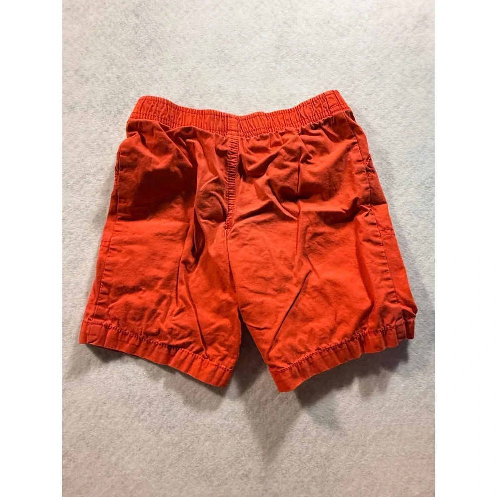 Carters Toddler Boys Orange Pull On Cotton Shorts Size‎ 4T